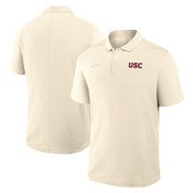 USC Trojans Men's Nike Cream Dri-FIT Victory Polo